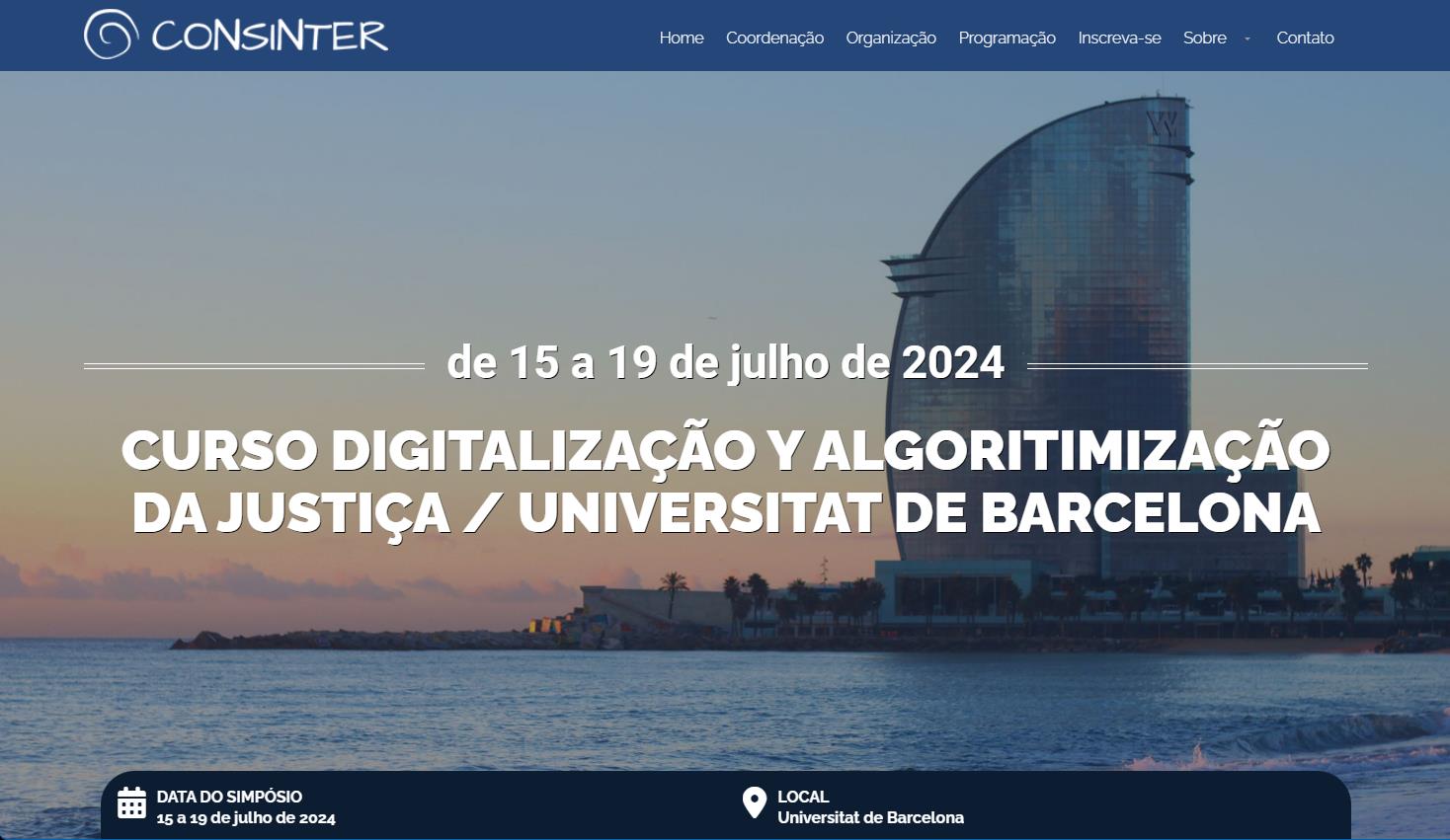 Curso Digitalização Y Algoritimização da Justiça